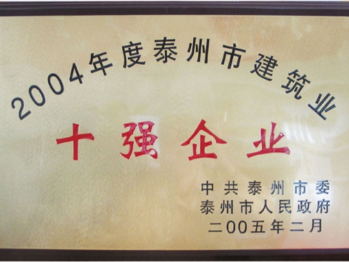 泰州十強企業